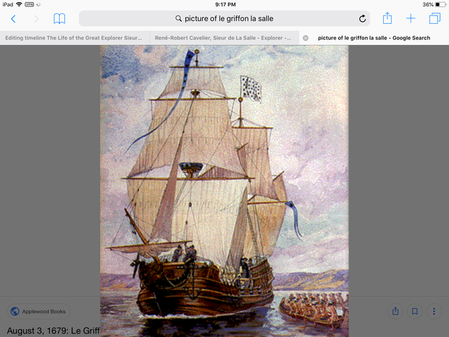 La Salle attempts to start his expedition, but fails