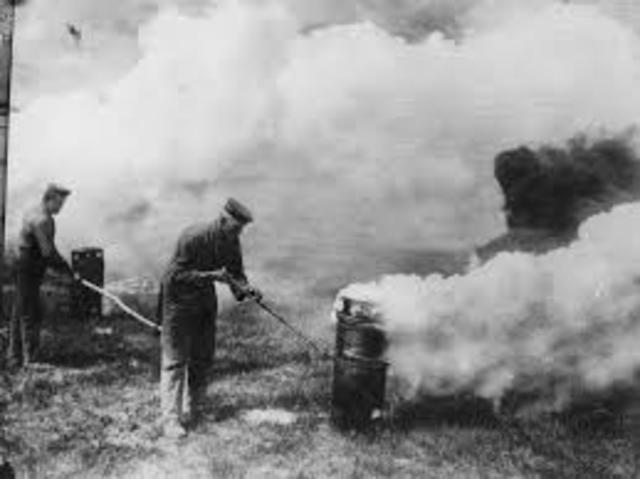 1st military use of poison gas