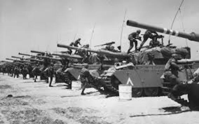 Start of the six-day war
