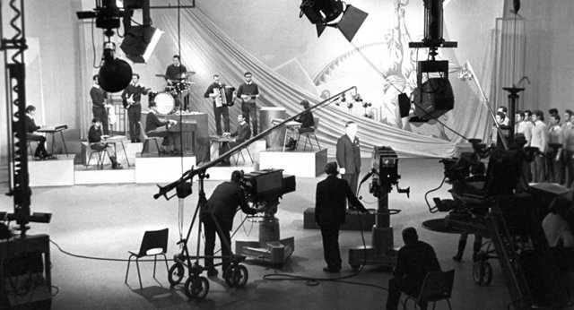 Создание студии Центрального телевидения