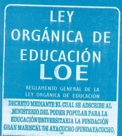 Llei Orgànica d'Educació (LOE)