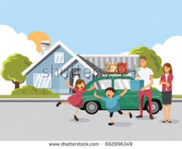 Mi familia y yo nos mudamos a nueva casa.