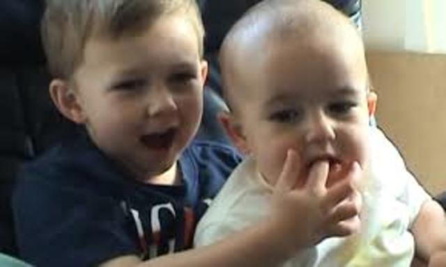 Charlie bit my finger and chocolate rain come out