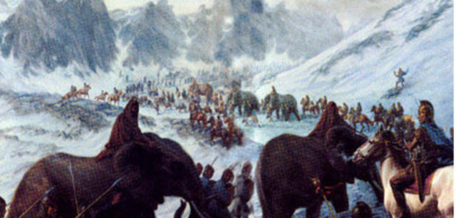 Comienzo de la Segunda Guerra Púnica.