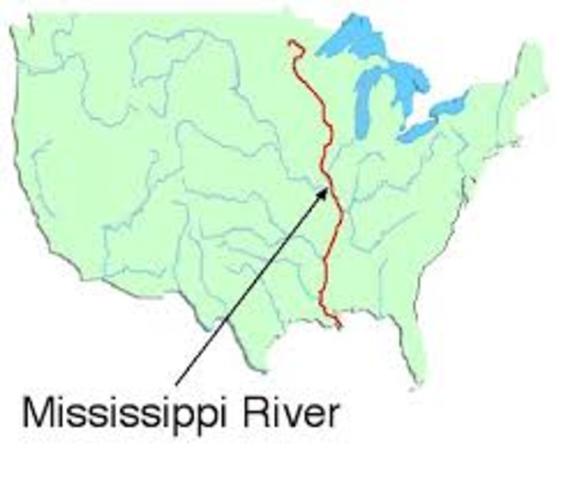 LaSalle claimed the Mississippi river valley for france