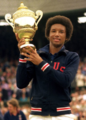 Arthur Ashe Winning Wimbledon