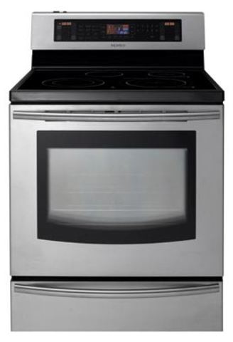 electric oven with warming drawer