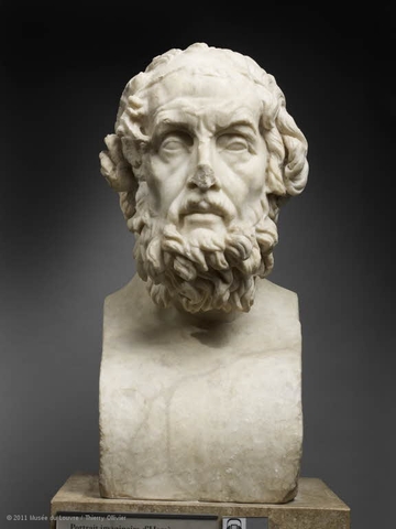 Homer composes the Iliad and the Odyssey