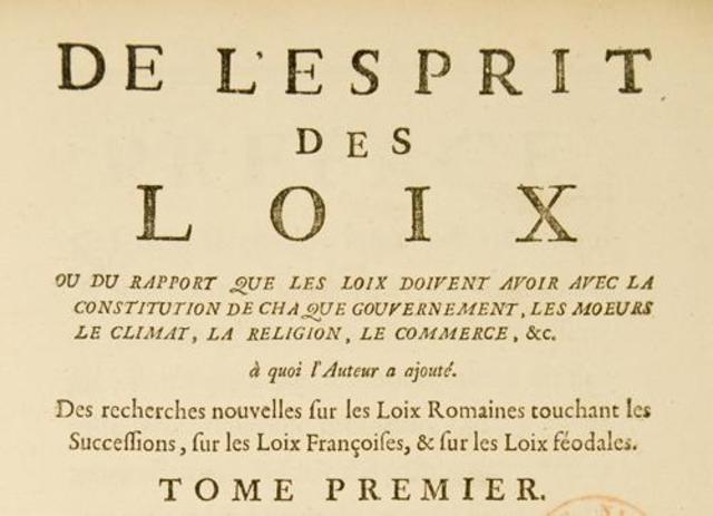 El Espíritu de las Leyes