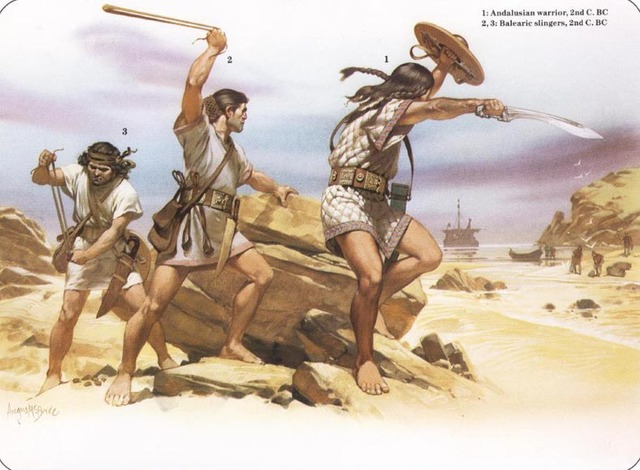 Los romanos desembarcan en Mallorca