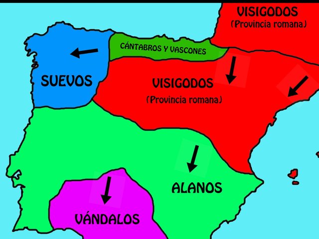 Invasiones de suevos, vándalos y alanos