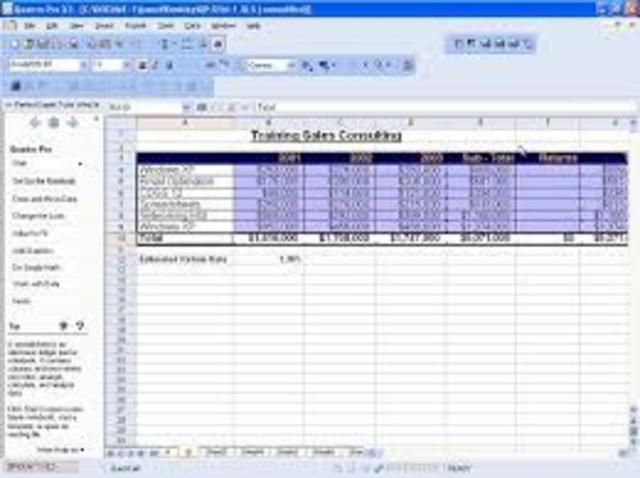 quattro pro corel word