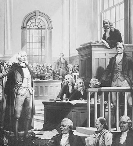 john peter zenger acquitted in a trial for libel