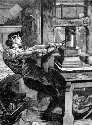 invention of the printing press