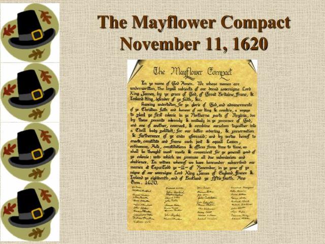 Mayflower/ Plymouth/ Mayflower Compact