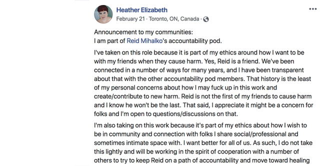 Heather Elizabeth Joins Reid’s Pod