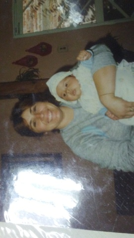 En Brazos de mi tía RosaMaria.