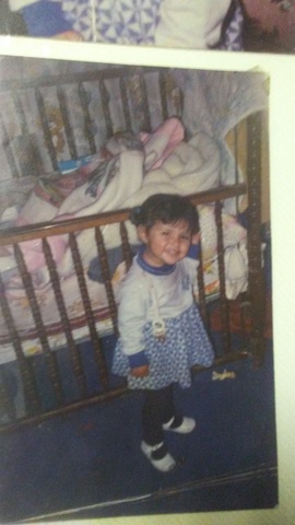 Era una niña muy tierna y feliz.