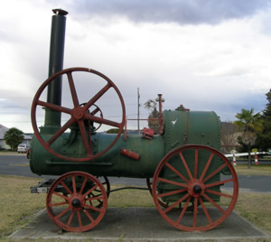 the invention of the first steam engine