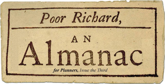Benjamin Franklin published Poor Richard's Almanack