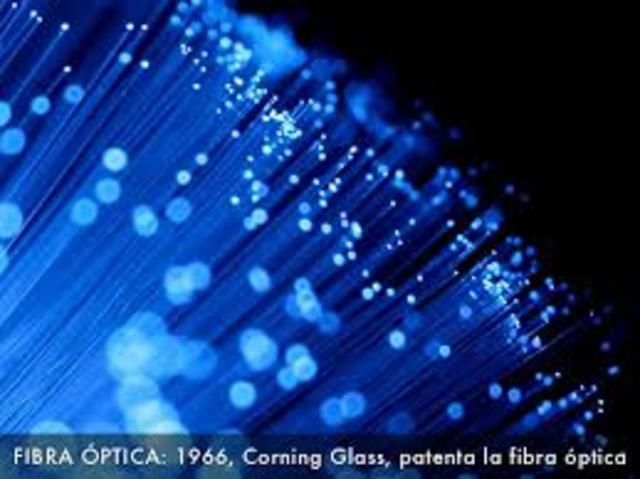 Corning Glass patenta la fibra óptica