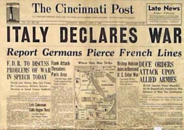 Italy Joins the Allied Powers