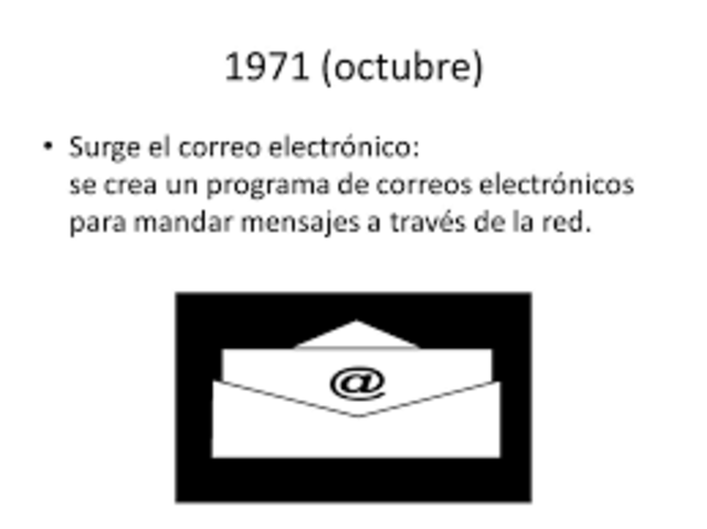 Primer correo electrónico