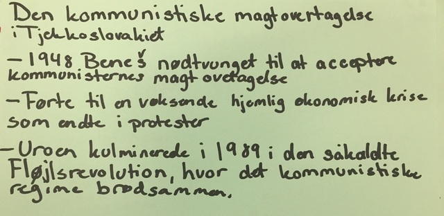 Kommunistisk magtovertagelse Tjekkoslovakiet