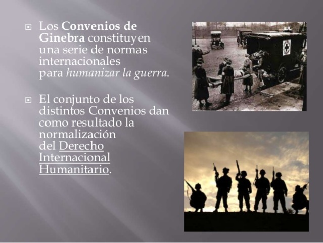 La primera convención de Ginebra