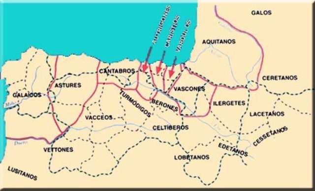 Comienzo de las Guerras Cántabras.