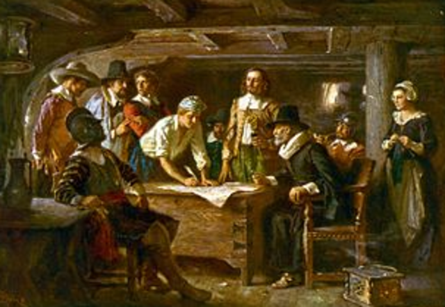 Mayflower Compact signed