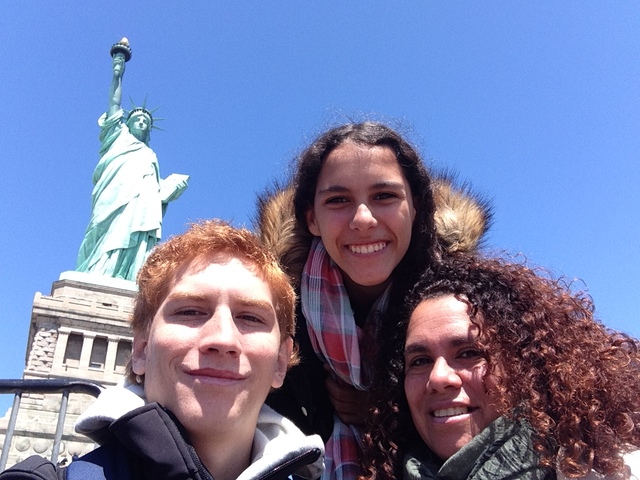 Me fui de viaje con mi hermano y mi mamá a Washington y Nueva York