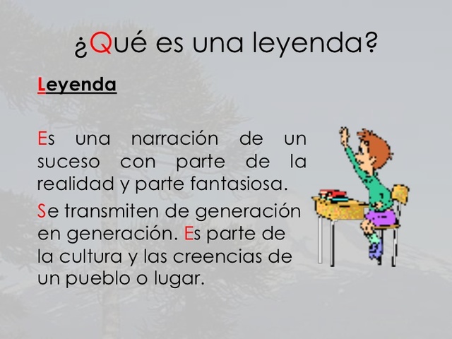 La leyenda y su origen
