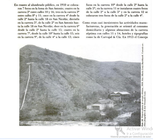 Llegada de la luz eléctrica