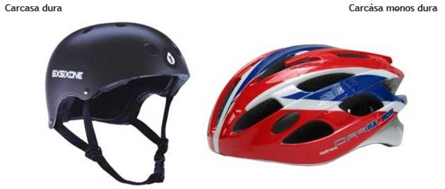 Carcasa dura y menos dura