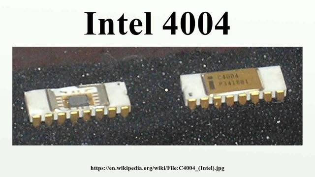 Intel 4004.