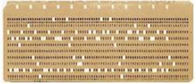 tarjetas perforadoras