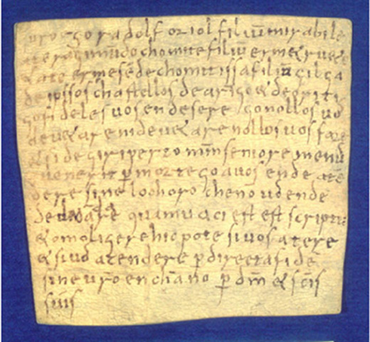 Primers textos escrits en català