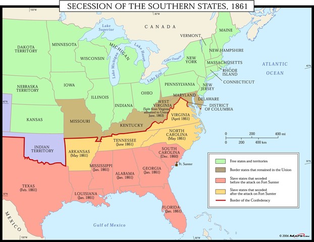 Secession Of Southern States