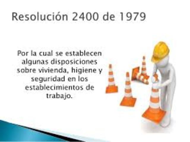 RESOLUCIÓN 2400 DE 1979