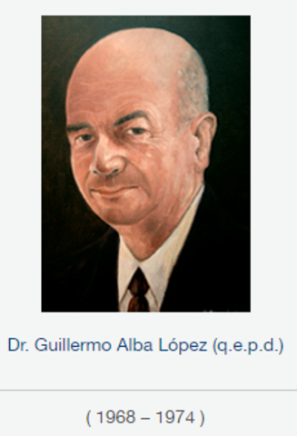 Rector Dr. Guillermo Alba López, fsc de 1968 a 1974