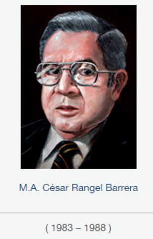 Rector Mtro. César Rangel Barrera, fsc de 1983 a 1988