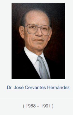 Rector Dr. José Cervantes Hernández, fsc de 1988 a 1991