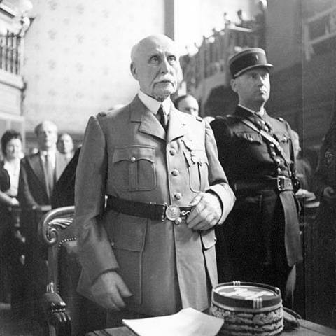 Procès Pétain le 25 juillet 1945
