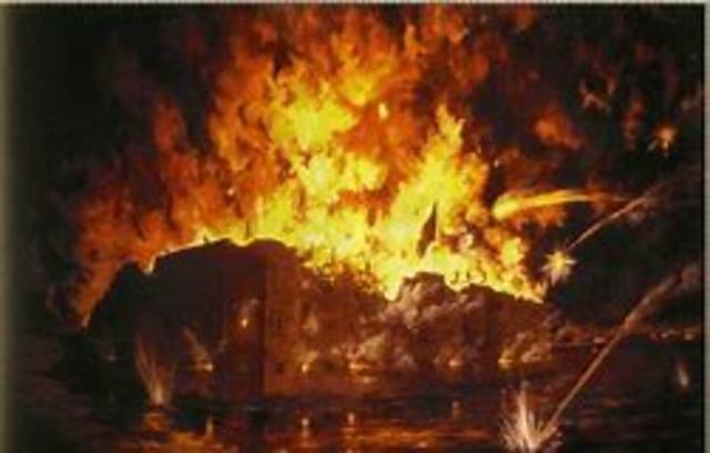 Fort summer is fired upon