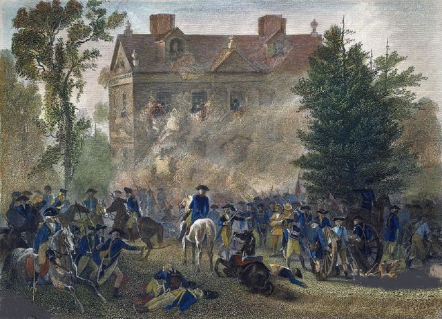 Americans driven off at the Battle of Germantown