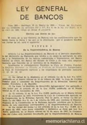 Reforma de la primera Ley de Bancos de Emisión.