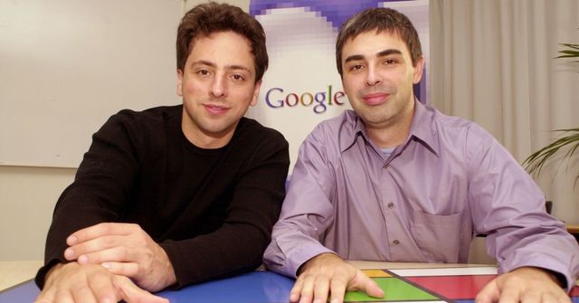 LARRY PAGE AND SERGEY BRIN
