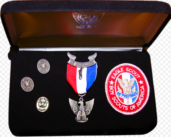 Recibiendo Águila Scout