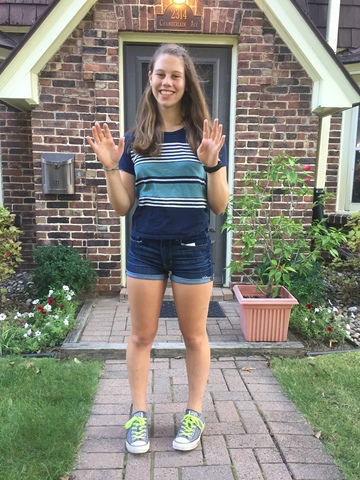 El primer día de escuela secundaria